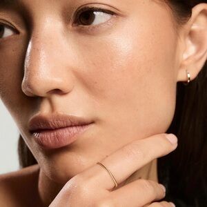 Mejuri 10k Solid Yellow Gold Twist Ring - Size 5